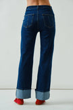 Signature Cuff Straight Denim