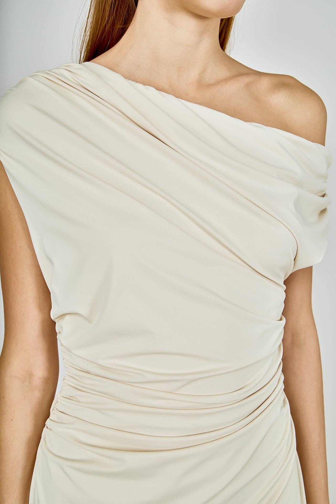 Panna Fresca Off Shoulder Dress