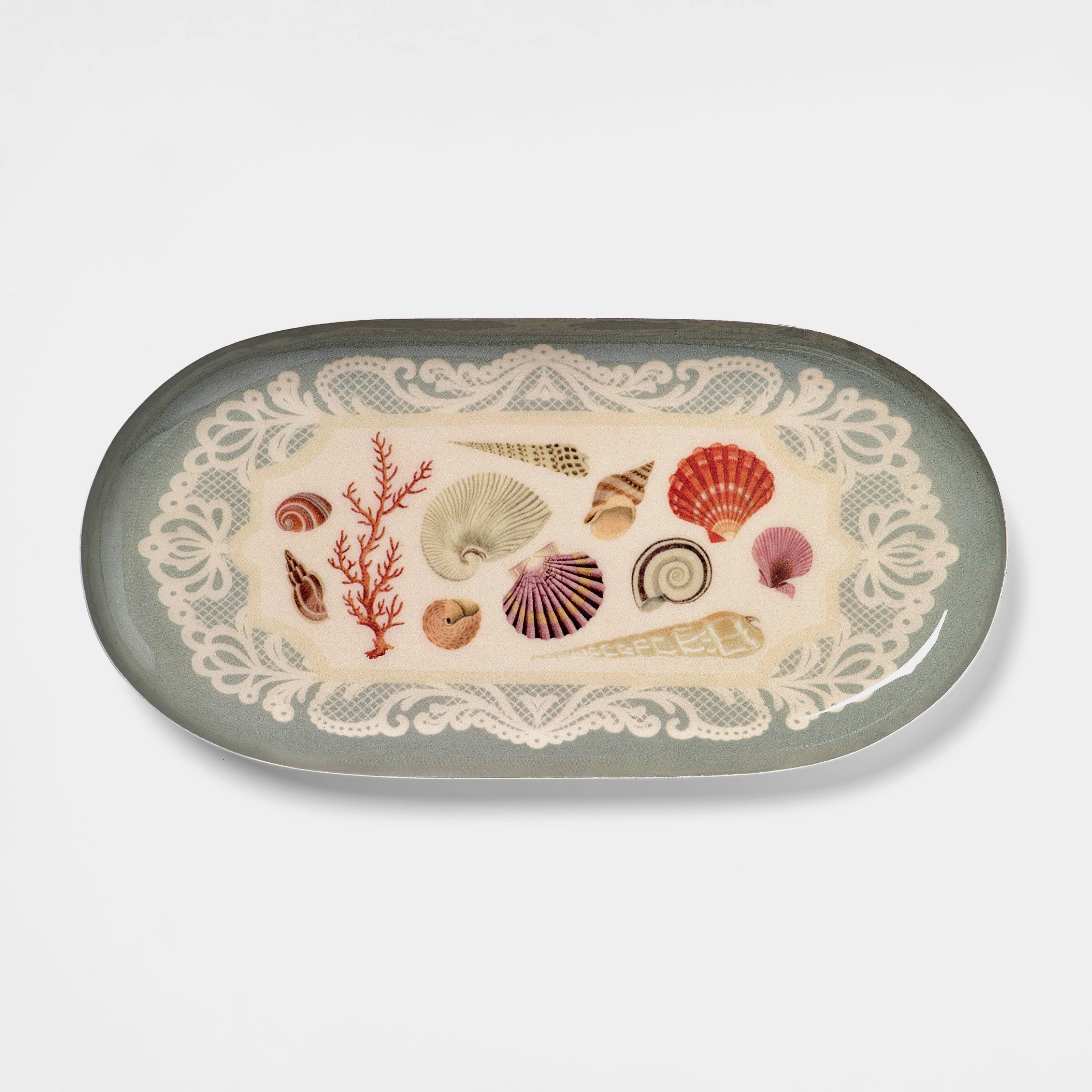 Specimens of the Sea Oval Tray