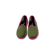 Venetian Slippers- Pink and Olive