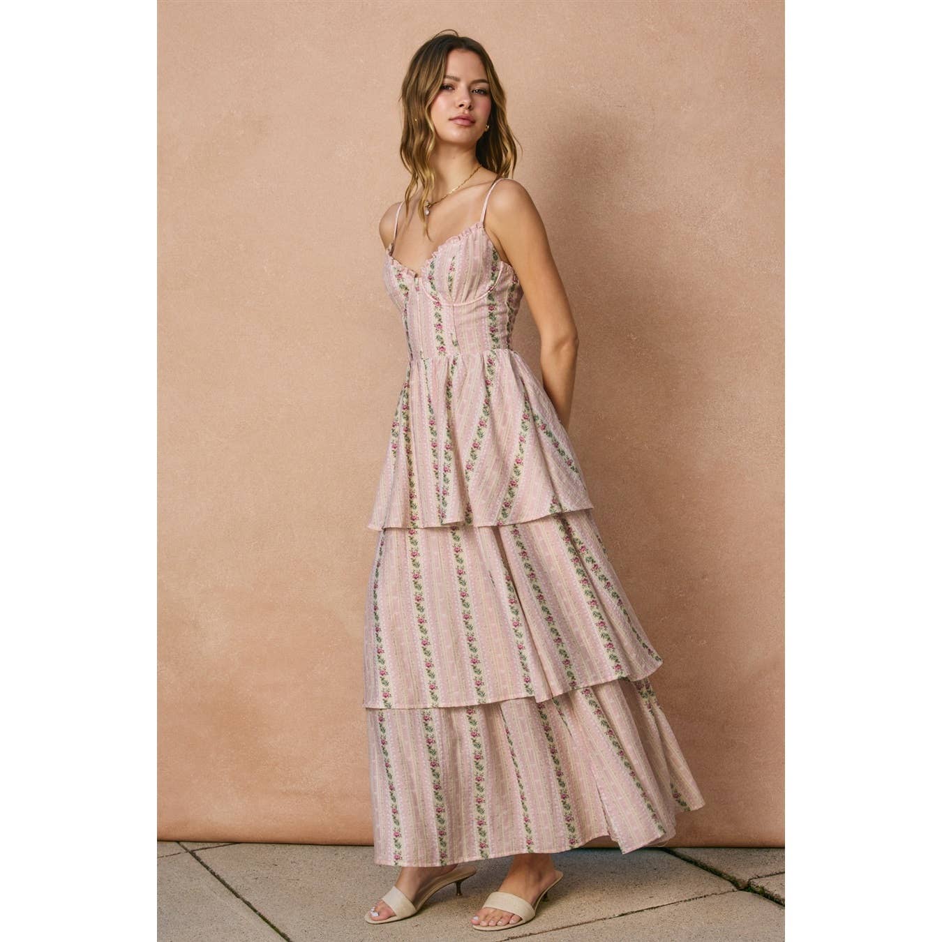 Tea Party Tiered Maxi