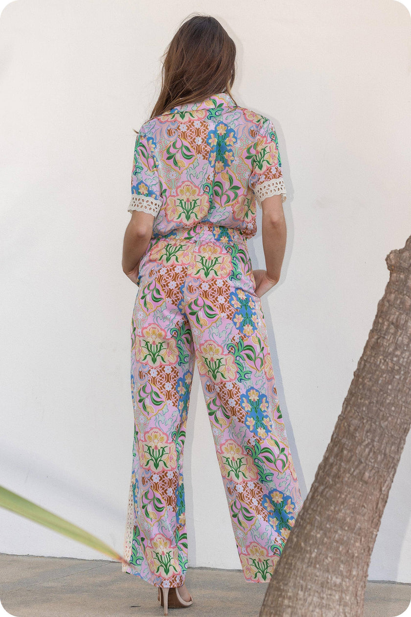 Garden Party Satin Set