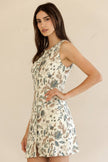 Floral Print Button-up Mini