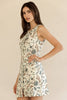 Floral Print Button-up Mini