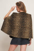 Brown Leopard Capelet