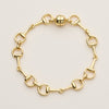 Gold Bit Chain Bracelet