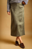 The Oliva Suede Midi