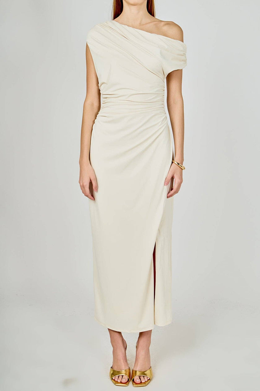 Panna Fresca Off Shoulder Dress