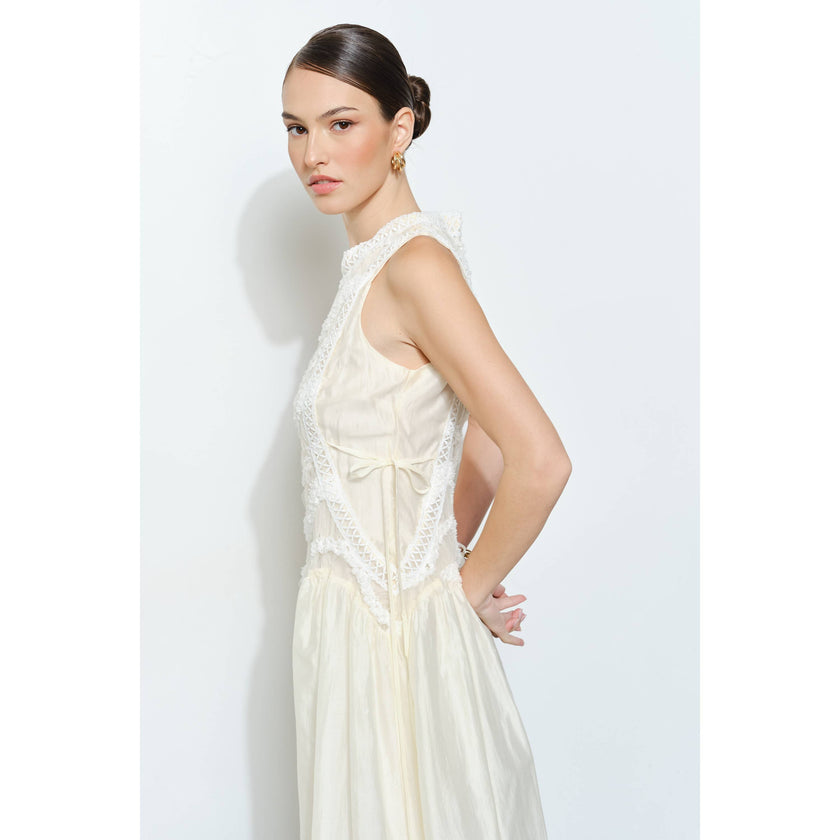 Avorio Midi Dress
