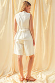 Cotton Linen Bermudas