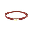 Women’s Adjustable Genuine Leather Dress Belt, Made in Italy, art. CIN01