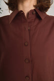 the Midnight Lace Linen Lace Shirt