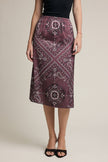 Paisley Midi Skirt