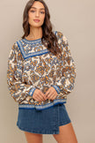 Printed Woven Top