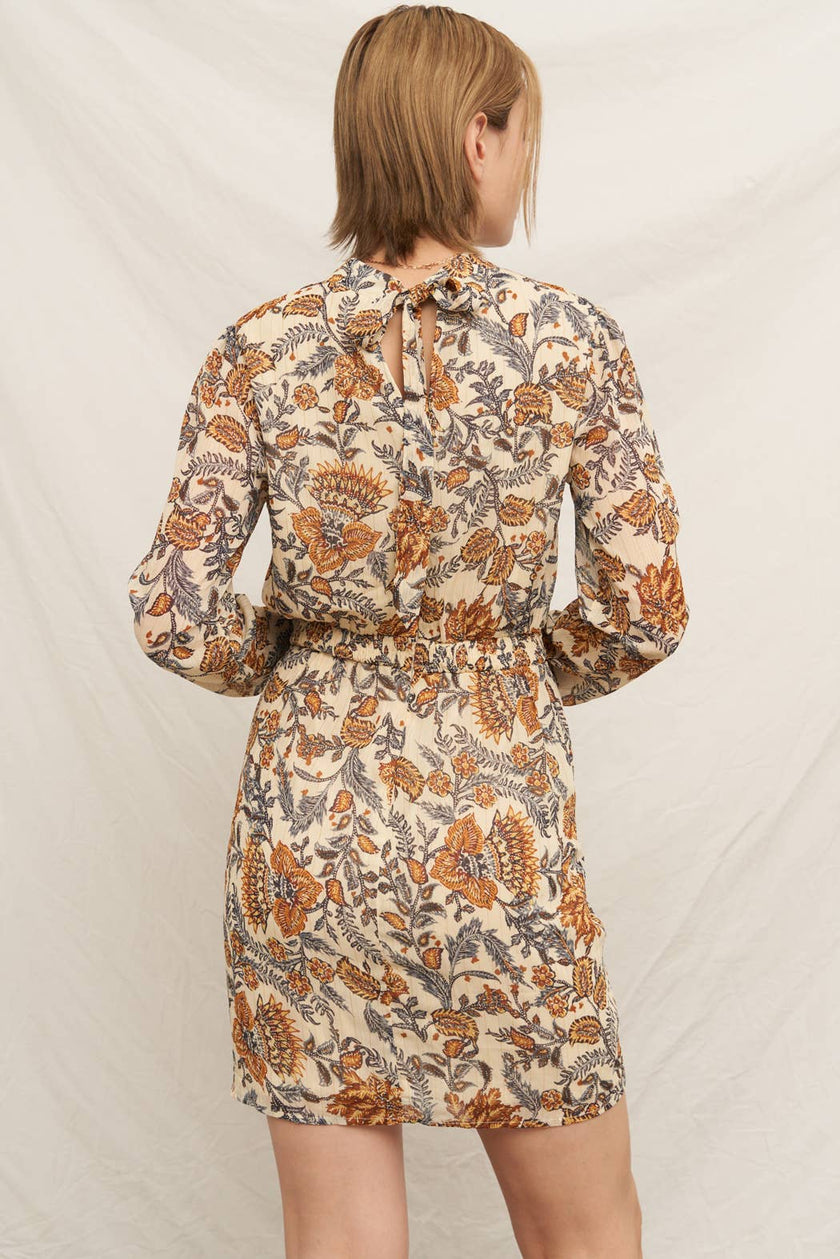 Long Sleeve Mock Neck Mini Dress