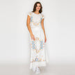Heirloom Garden Embroidered Midi Skirt
