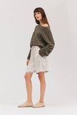 Satin Shorts |  Espresso