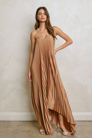 The Sunstone Pleated Maxi