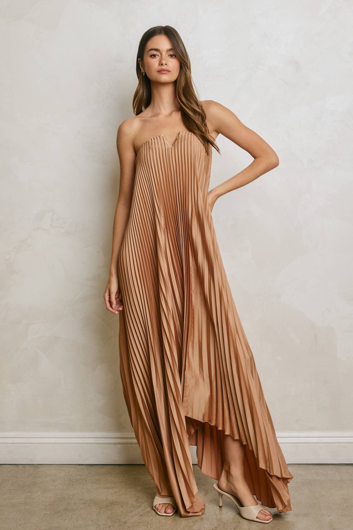 The Sunstone Pleated Maxi