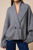 Shawl Collar Wrap Knit Cardigan