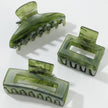 Jade Green Claw Clip
