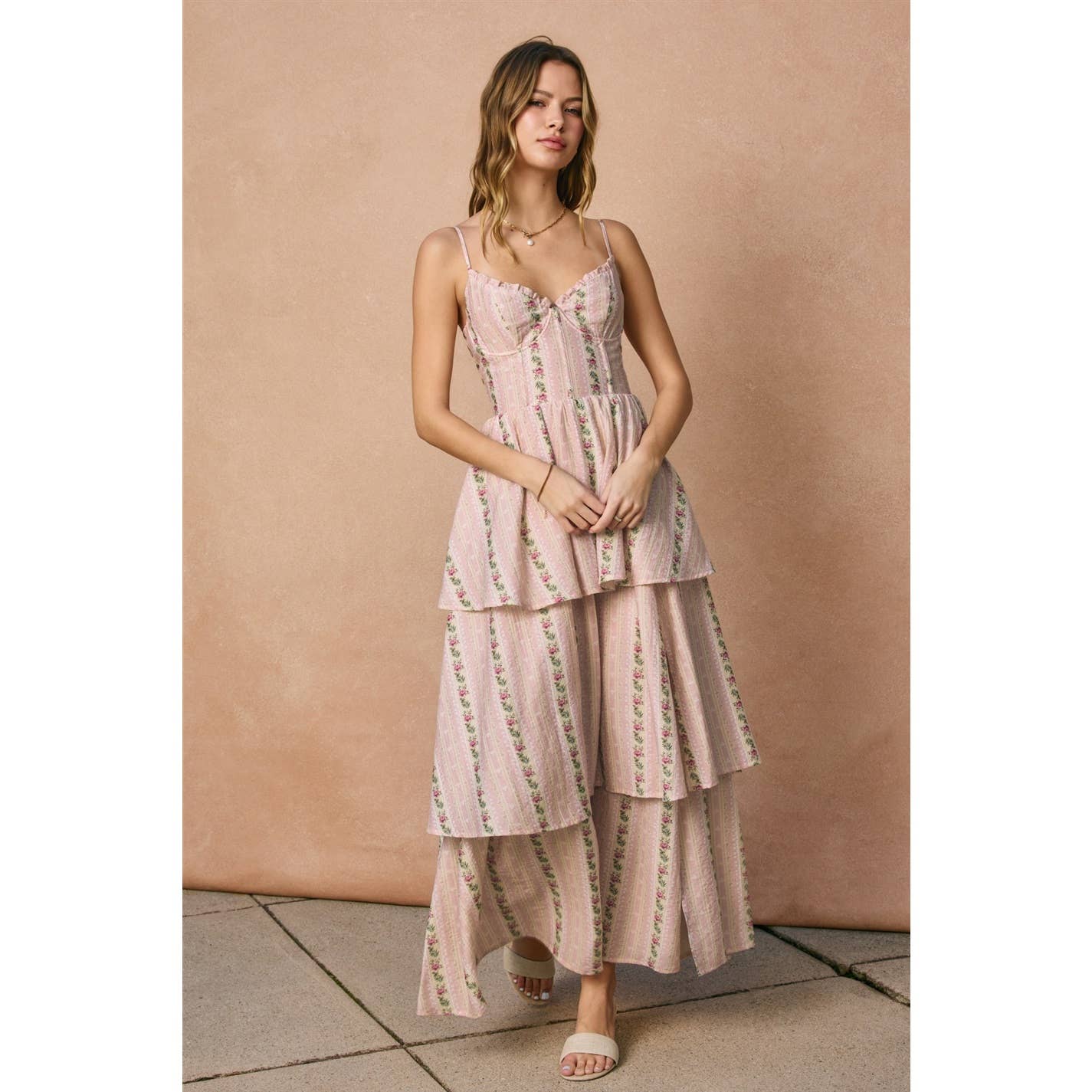 Tea Party Tiered Maxi