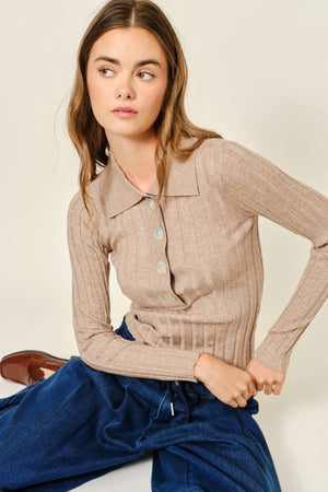 Vintner Ribbed Polo