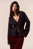 Long Sleeve V-Neck Button Down Cardigan