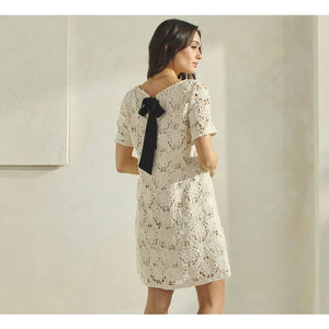 Floral Lace Mini Dress