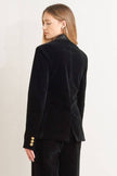 Velvet Blazer with Satin Collar