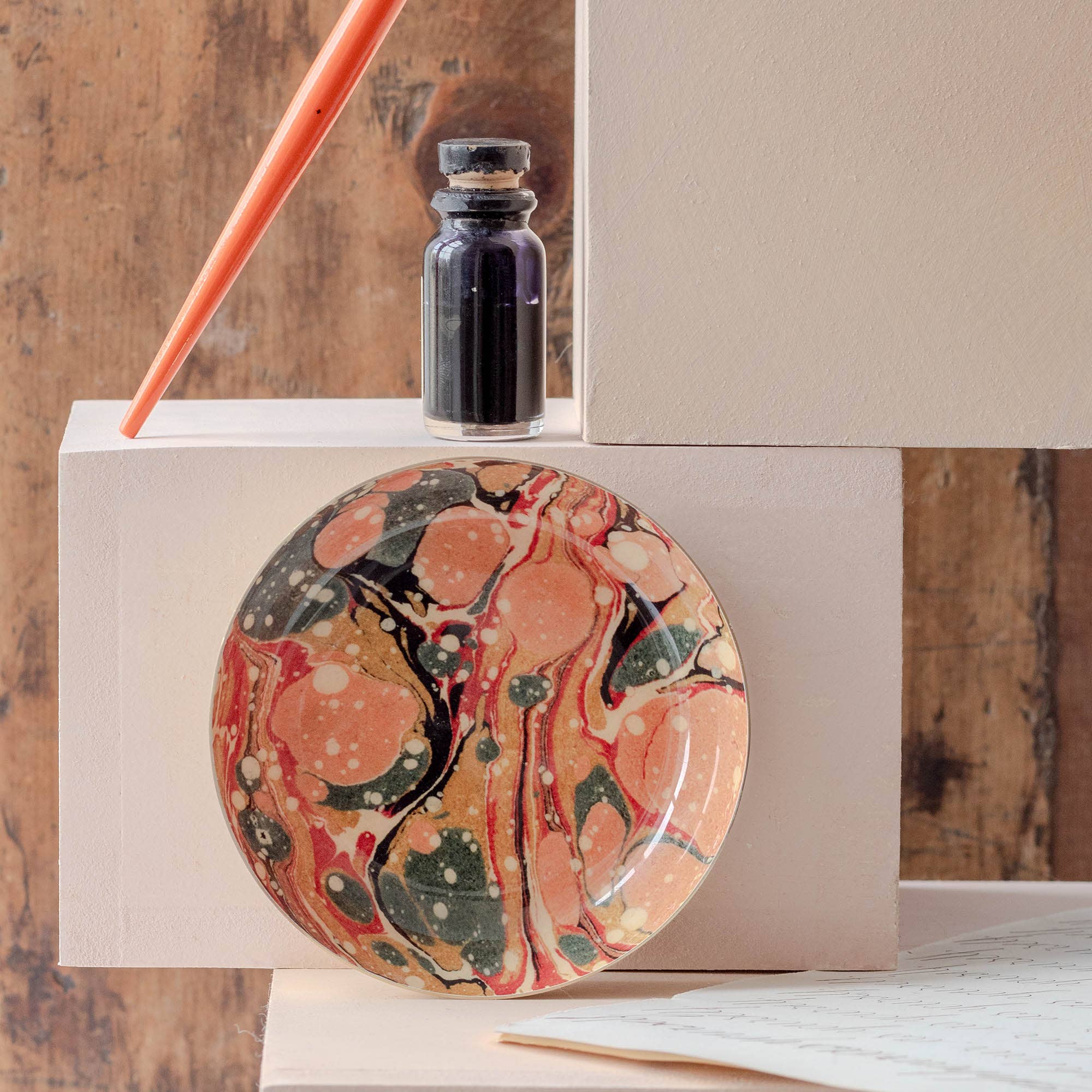 Marble Enamel Tray