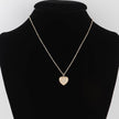 Quilted Heart Pendant Necklace