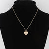 Quilted Heart Pendant Necklace