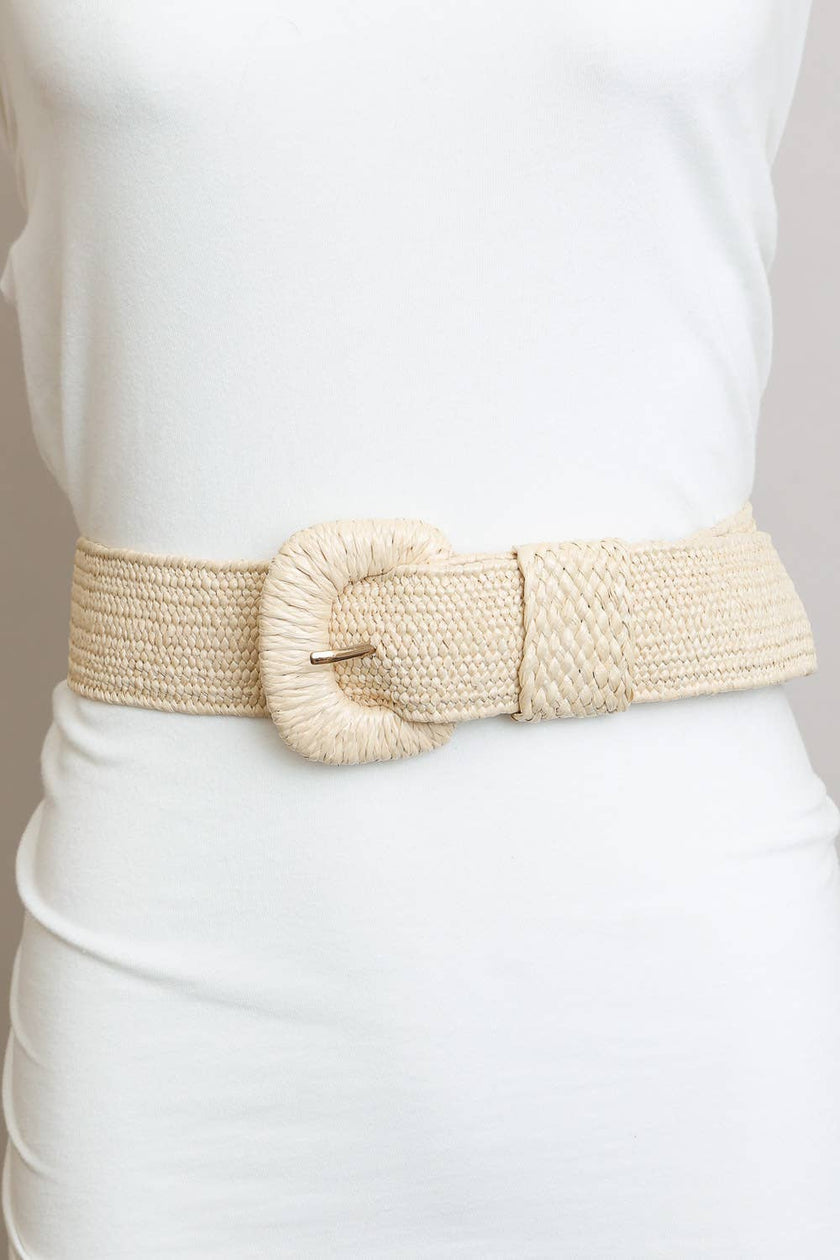 Raffia Inspired Belt