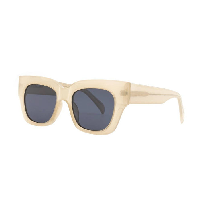 CELIA | Transparent Bone | Smokey Lens