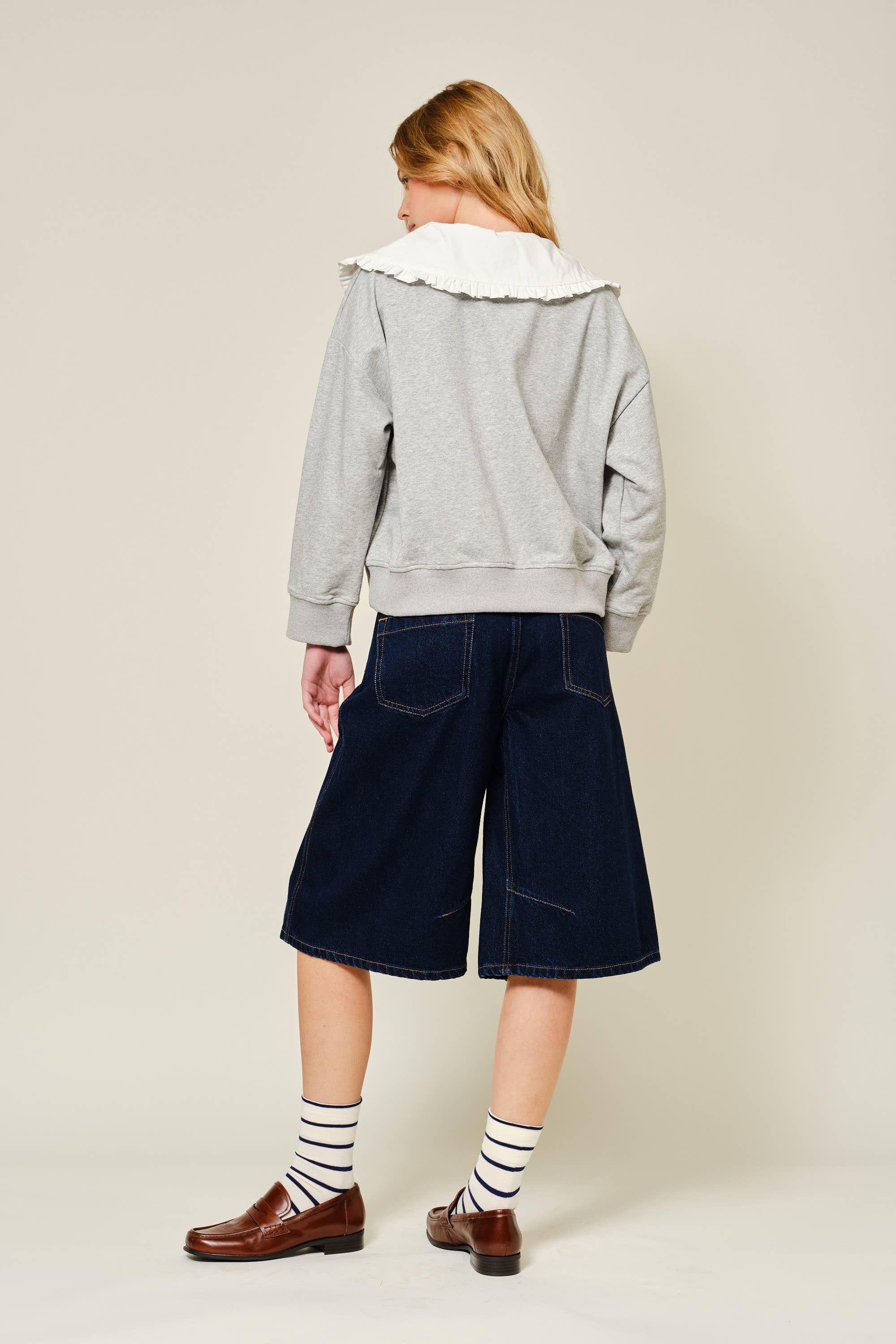 Longline Denim Barrels