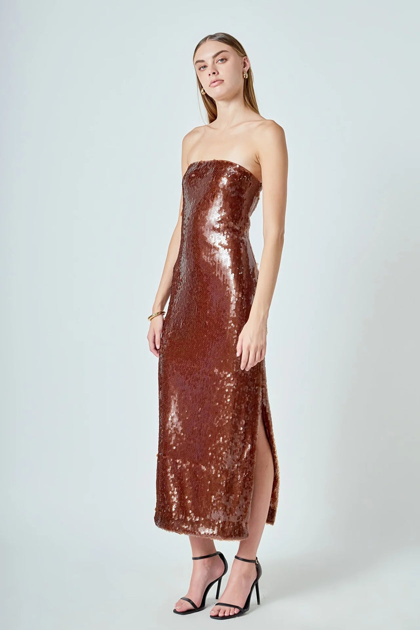 Sequin Maxi Dress