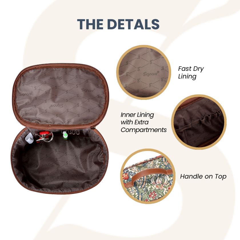 Golden Lily Vanity Bag