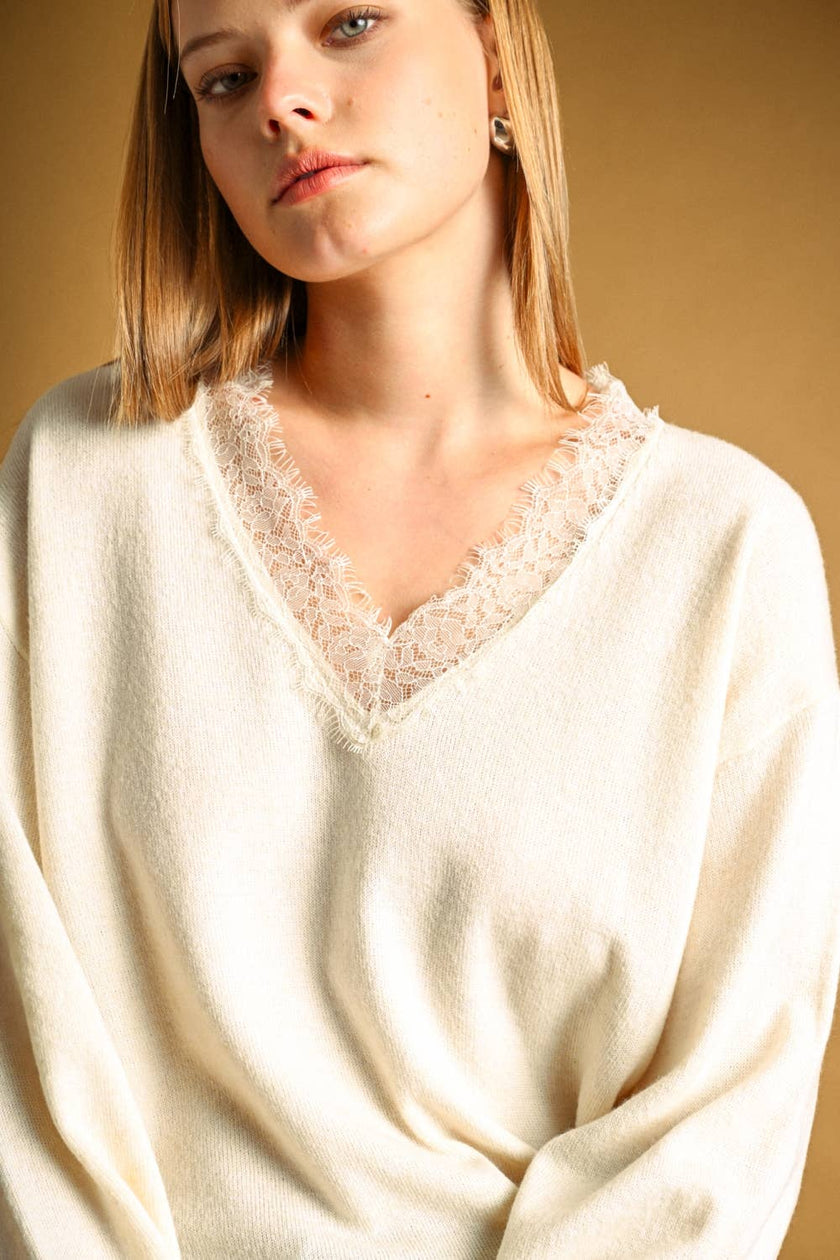 The Venetian Lace Sweater