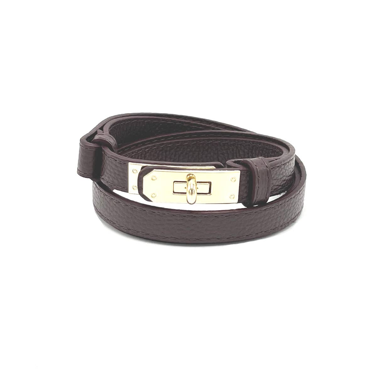 Women’s Adjustable Genuine Leather Dress Belt, Made in Italy, art. CIN01