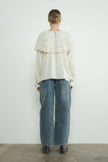 Lace Cape Blouse