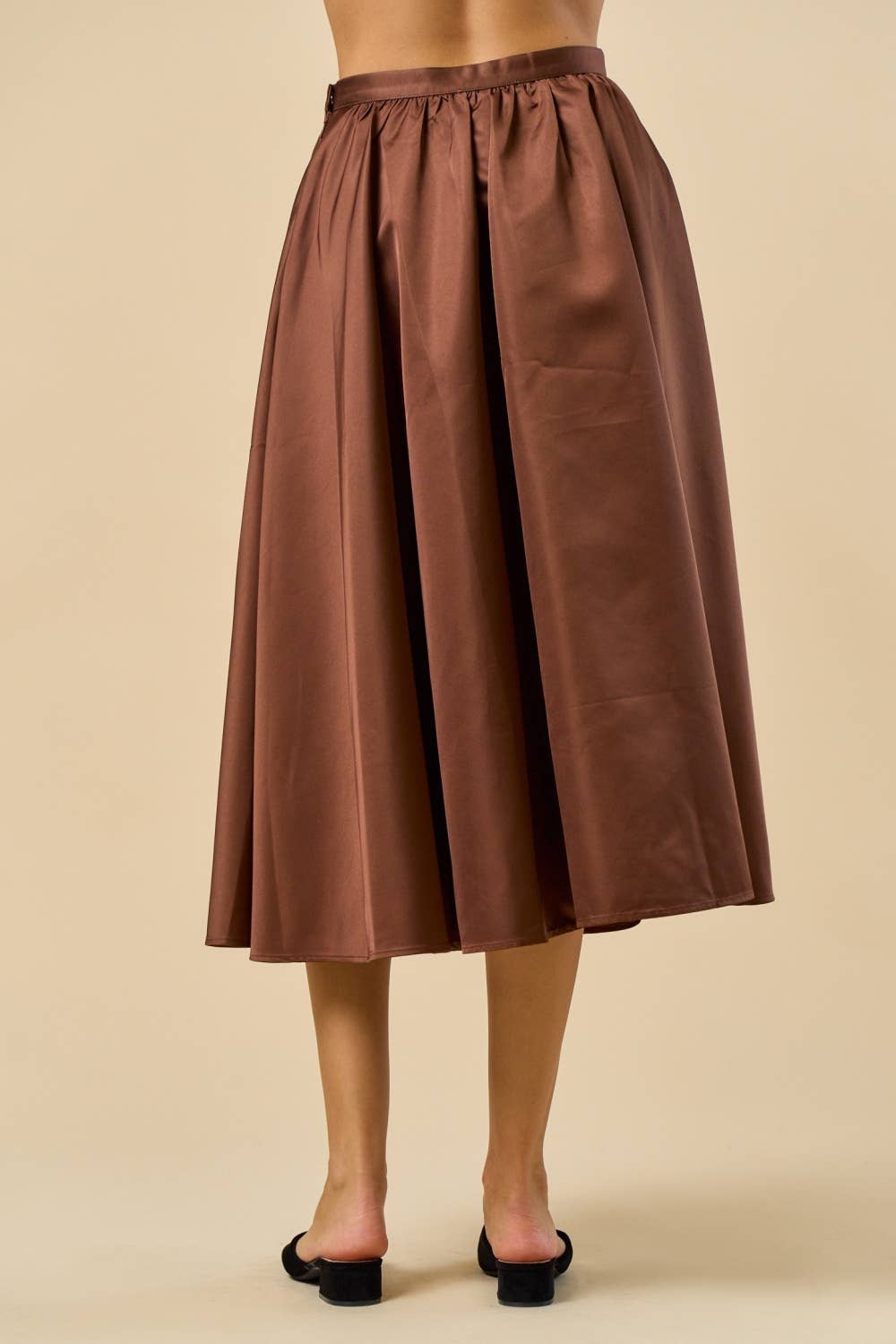 Flare Midi Skirt