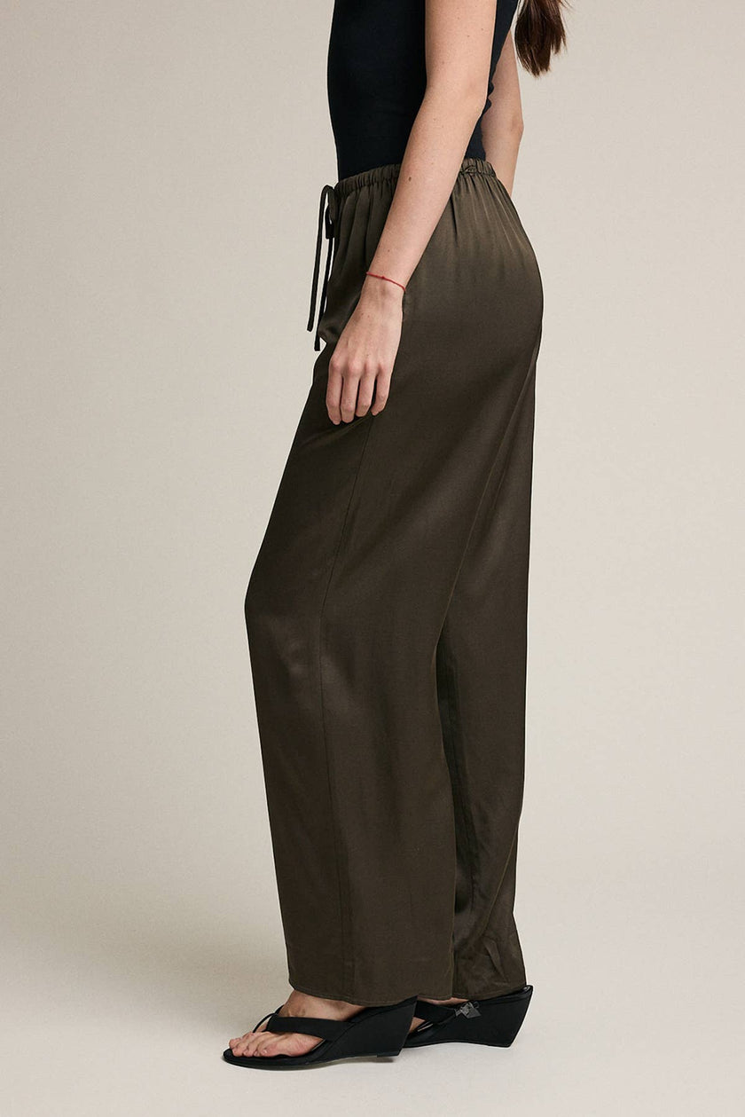 The Olive Grove Satin Pant