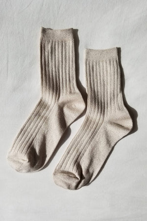 Glitter Modal Rib Socks