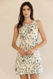 Floral Print Button-up Mini