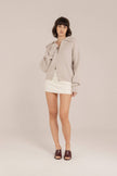 Cashmere Blend Ribbed Jacket