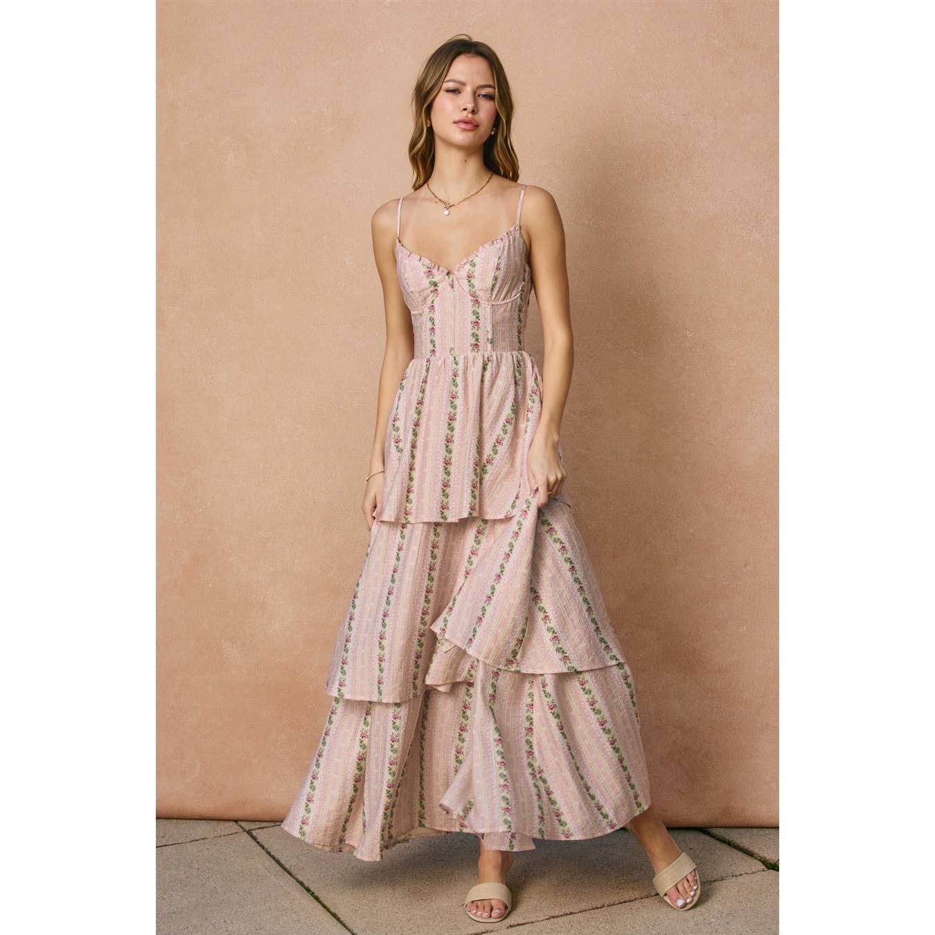 Tea Party Tiered Maxi