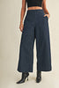 Back Binding Denim Pants