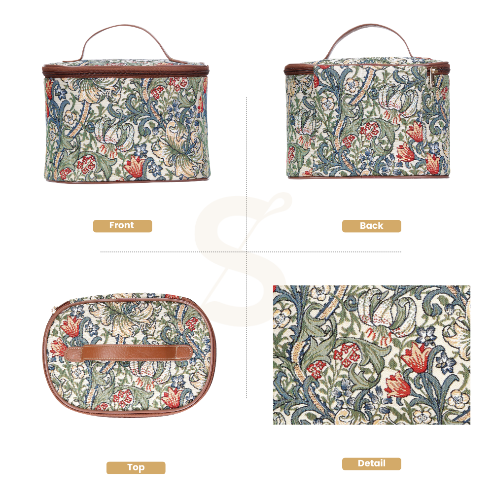 Golden Lily Vanity Bag