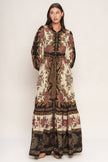 Printed Woven Maxi Dress